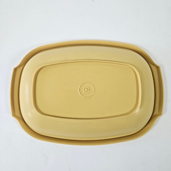 VTG Tupperware 3PC Steamer Serving Bowl Harvest Gold 1273-5 1274-4 1275-4 Canada - Picture 8 of 16